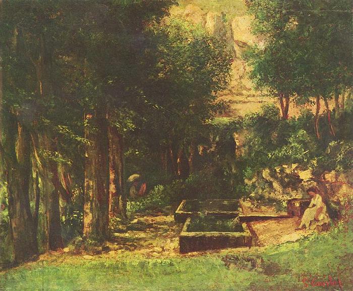 Gustave Courbet Die Quelle Spain oil painting art